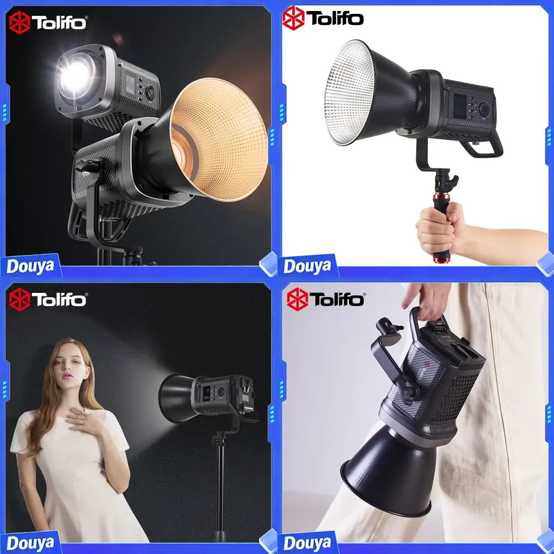 Photography Videos Free - Tolifo SK-200DB, luz de vídeo LED