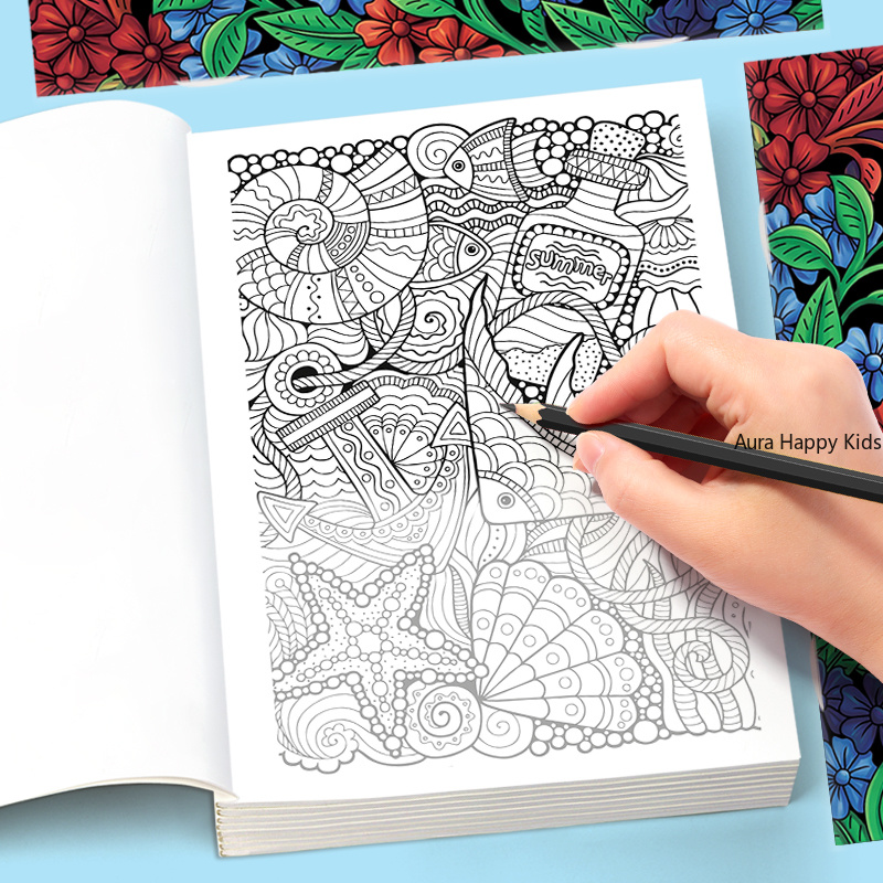 Photography Book - Livro de Desenhos Manuais para Alívio