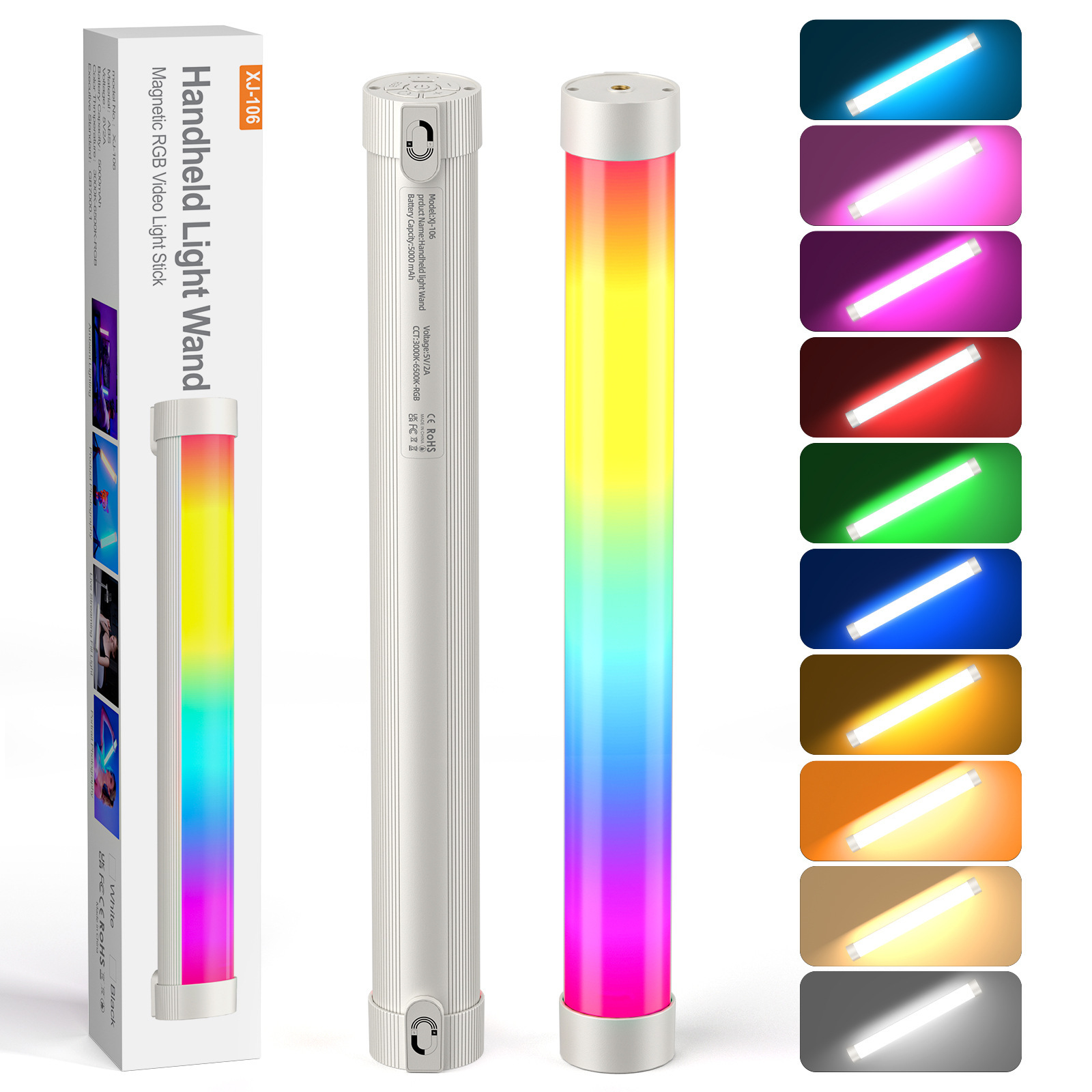 Photography Videos Free - Bastão de Luz LED RGB Magnético