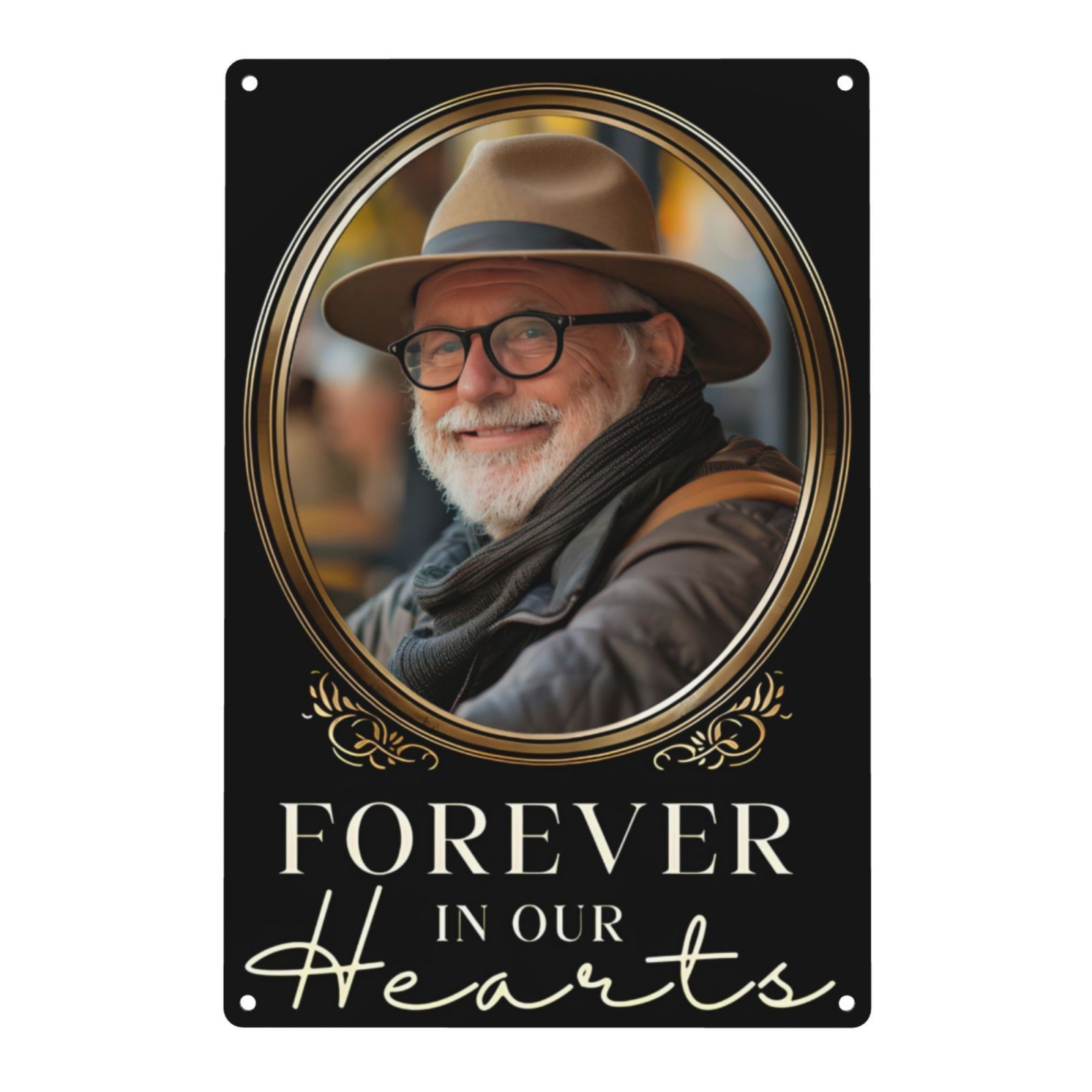 Photographic Memory - Placa de metal personalizada com foto,
