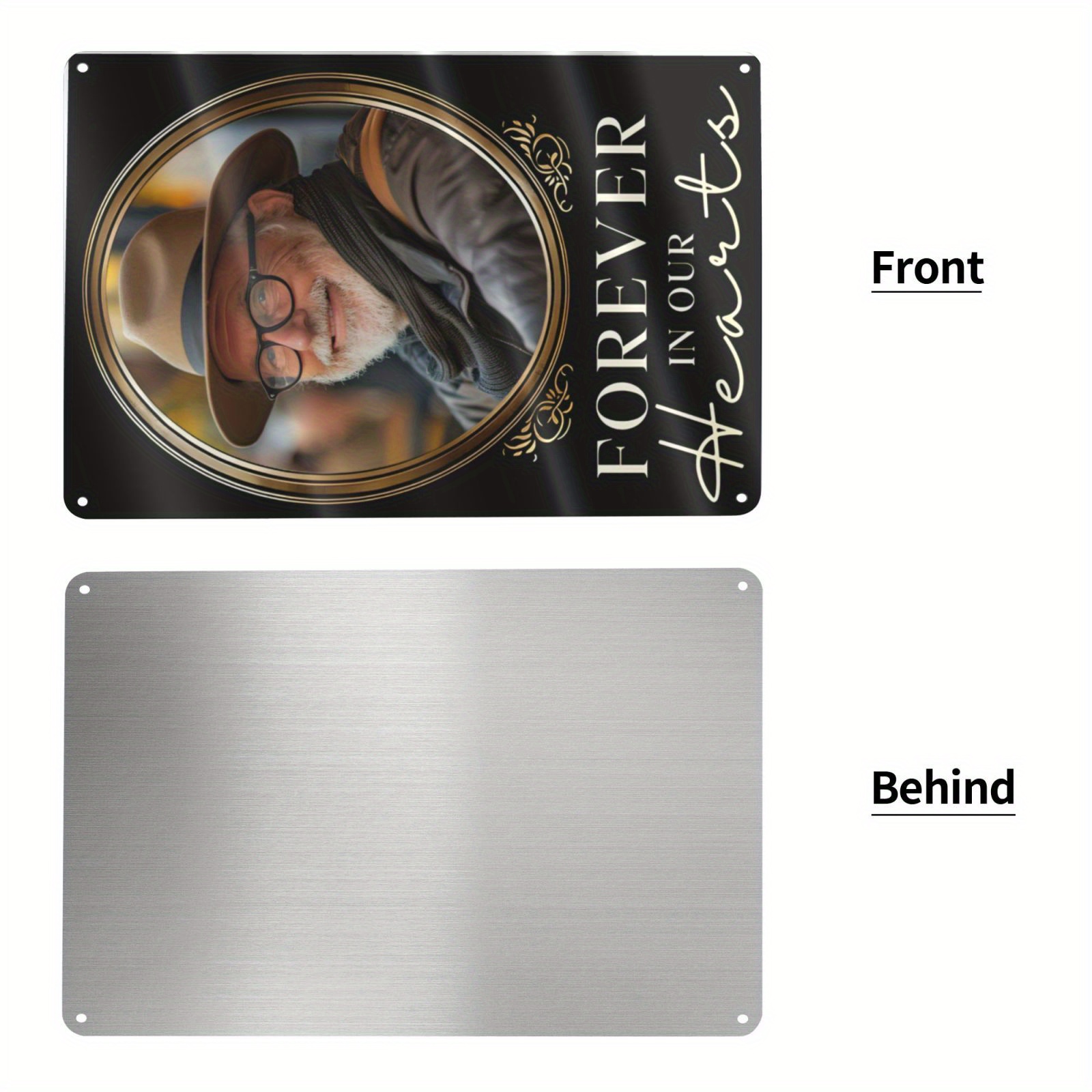 Placa de metal personalizada c - Photographic Memory avaliação e preço