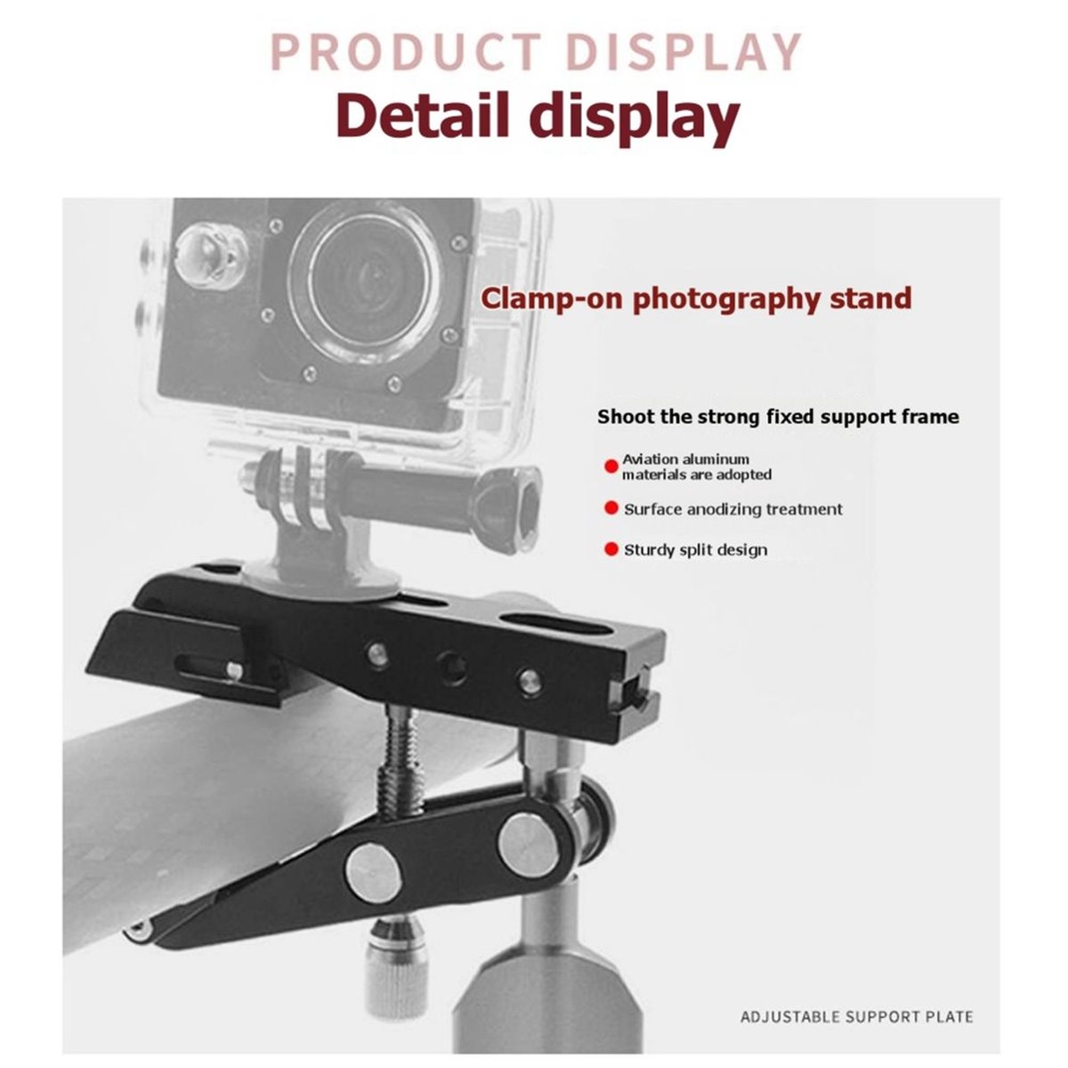 Suporte de fixação para câmera - Photography Videos Free avaliação e preço